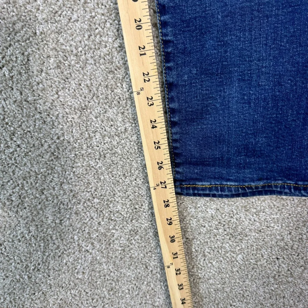 Levis 501 Original Jeans Mens 42x30 Blue Medium Wash Straight Leg Button Fly